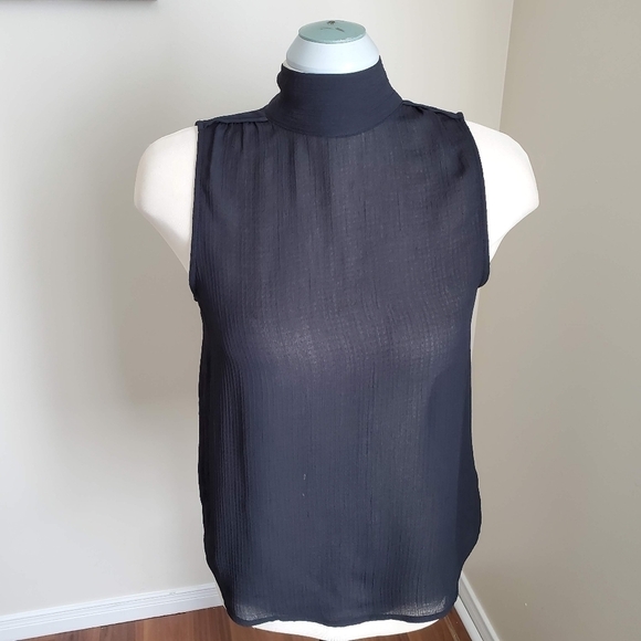 Who What Wear Back Neck Tie Sleeveless Blouse Top Size Small - Picture 8 of 8